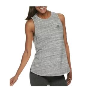 NWT adidas Women's X-Small‎ Sport 2 Street Grey White Heather Tank Top (DU1924)